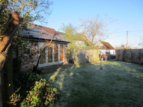outside with frost
